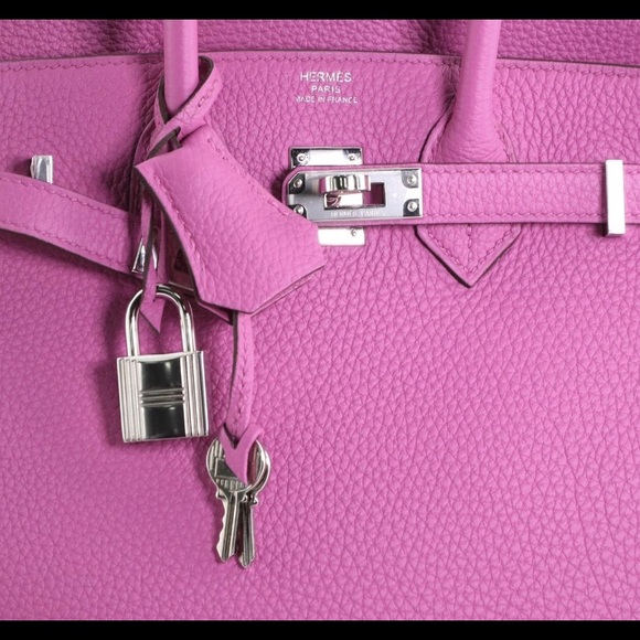 Hermes Birkin Rose magnolia Togo handbag - Picture 8 of 8